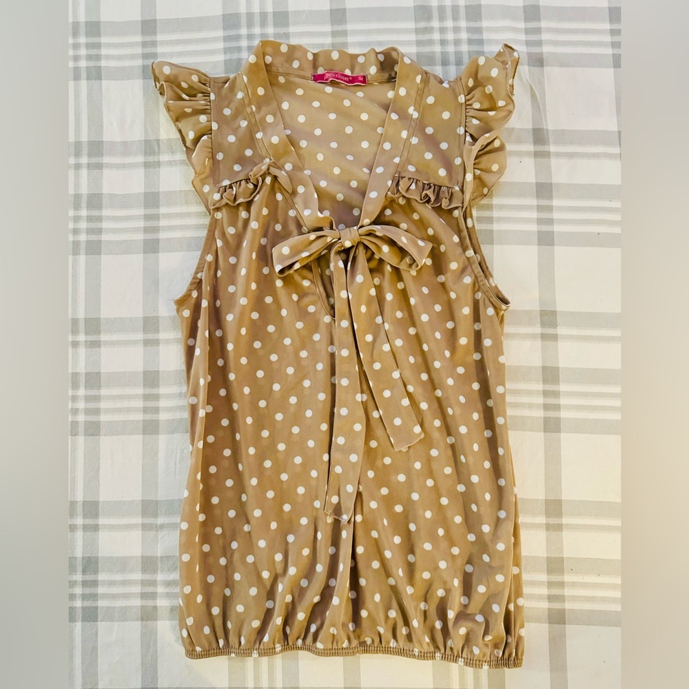 Polka dot blouse